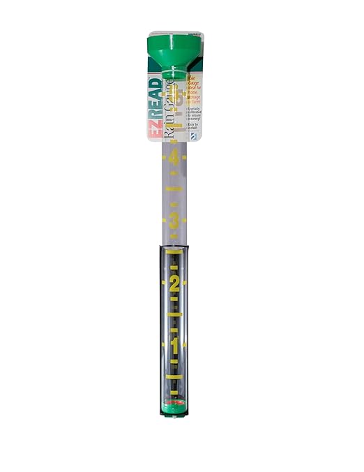 Headwind EZRead 26” Giant Professional Outdoor rain Gauge, USA Made Heavy Duty All Weather Freeze Proof mountable with Float, Green (820-0002)