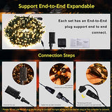 COSFLY Outdoor Christmas String Lights 209ft 600 LED - UL Certified