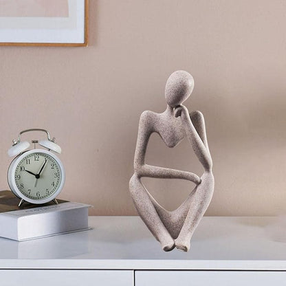 Garden Ornaments Decor Statue Outdoor,Bar Table Figurine Garden Decoration for Sculpture Home Ornaments 2X Penseur Sculpture Figurine Maison Décor Moderne