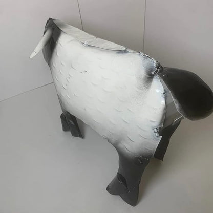 Decorative Rustic Metal Sheep - Metal Art