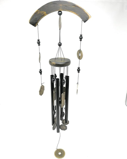 Hand Tuned Aluminum Feng Shui Wind Chime for Patio, Garden, Terrace, Balcony Or Any Room - Beautiful Indoor Outdoor Decor