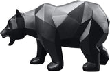 Sculpture Tabletop Outdoor Garden Courtyard Statue Decoration Ornament,Modern Sculpture Bear Resin Statue Animal Figurine Desktop Office Decor