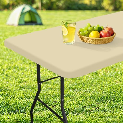 homing Rectangle Table Cloth Cover 4 Foot Elastic Fitted Tablecloth