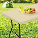 homing Rectangle Table Cloth Cover 4 Foot Elastic Fitted Tablecloth