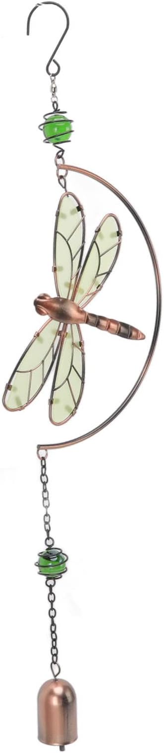 Dragonfly Wind Chimes Garden Gifts, Window Hanging Ornaments, Outside Wind Chimes Dragonfly Ornaments with , Garden Suncatchers Home Decoration for Balcony, Yard, Patio