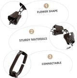 MERRYHAPY 1m Beautiful Petal Rain Chain Art Rain Chain Bell Decor for Gutter Decorative Downspout