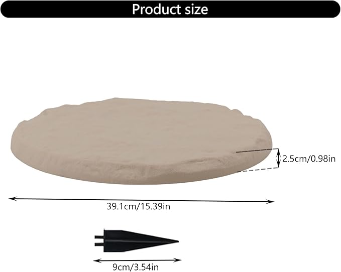 Gardens Stone,4Pieces Outdoor Decorative Easy Ground Installation for Garden Pathway Design