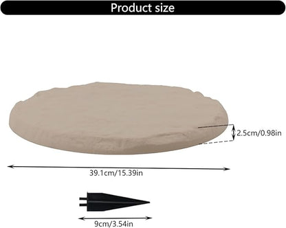 Gardens Stone,4Pieces Outdoor Decorative Easy Ground Installation for Garden Pathway Design