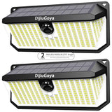 Solar Motion Sensor Lights - 466 LEDs, 2-Pack