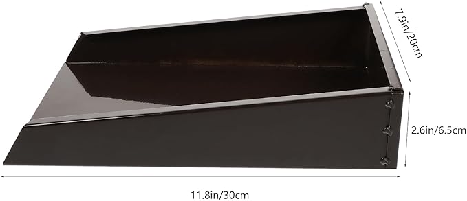 Yardwe Aluminum Water Dustpan Drainage System 11.8 X 7.9 X 2.6 Inch Gutter Downspout Splash Block Rainwater Diverter for Outdoor Home Use