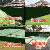 180GSM 6ft x 25ft Fence Privacy Screen Heavy Duty Fence Cover Garden Wall Backyard Dark Green