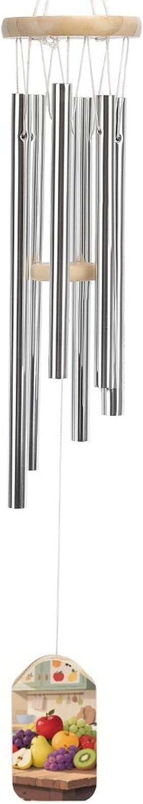 Wind Chimes for Outside Metal Wind Chimes Colorful Fruits Garden Backyard and Patio Decoration
