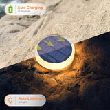 Solar Deck Step Lights - Waterproof Stick On 4 Pack
