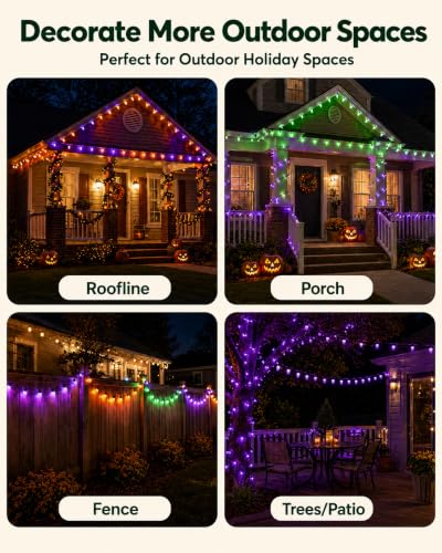 Smart RGB C9 Christmas String Lights - 118 FT 150 LED
