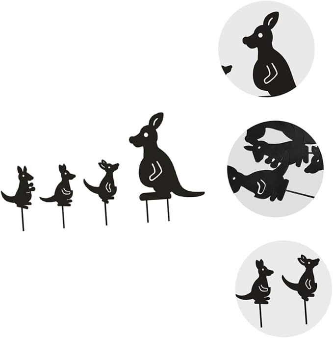 POPETPOP 1set Decorative Wrought Iron Garden Statues Hollow Lawn Ornaments for Courtyard Decoration for Farmhouse Styles