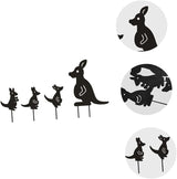 POPETPOP 1set Decorative Wrought Iron Garden Statues Hollow Lawn Ornaments for Courtyard Decoration for Farmhouse Styles