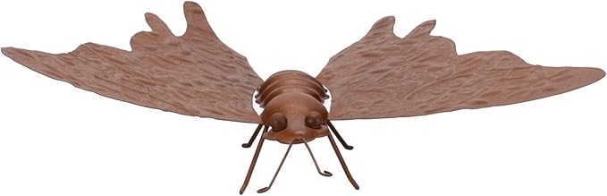 Melrose International Iron Butterfly Garden Decor - Distressed Metal Wall Art & Outdoor Accent Brown