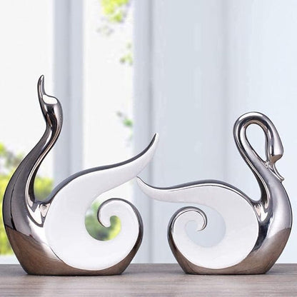 Garden Ornaments Decor Statue Outdoor,Desktop Sculpture Statue 2PCS Home Decoration Room Decor Crafts Stunning Creative Abstract Figurine Desktop Furnishings Garden Gifts Sculpture Statue