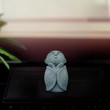Mini Monk Buddha Statue Sandstone Statues Zen Monk Praying Statue Sculptures for Wealth Good Luck Feng Shui Decor Home Fish Tank Aquarium Garden (Style 6)