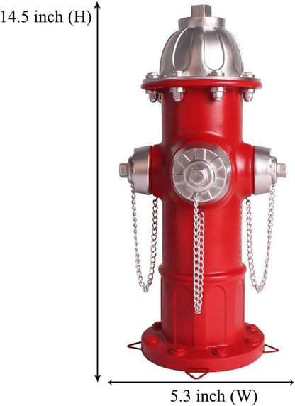 Dog Pee Post - Fake Fire Hydrant Outdoor Play Equipment, Puppy Training Post - 14.5 inch