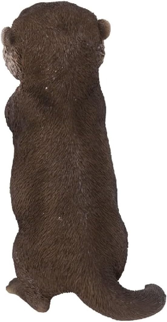 HI-LINE Praying Otter Outdoor Garden Statue - 7.5"