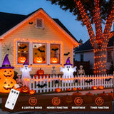 500 LED Orange Halloween String Lights - 173ft with Remote