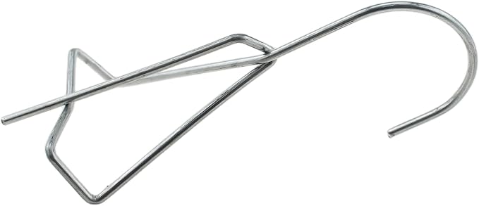 RLECS 10PCS Silver 304 Stainless Steel Flower Pot Hanging Hook 12x5cm Terracotta Basin Stand Wall/Fence Mounted Plant Hanger
