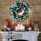 16.5ft Battery LED String Lights (4 Pack) - Cool White Remote Timer