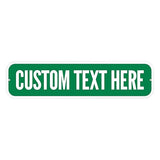 SmartSign Customize Your Own Green Street Sign | 6" x 24" 3M EG Reflective Aluminum