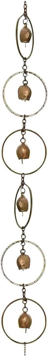 Rain Water Catcher Rainwater Chains Home Decor for Gutter Functional Replace Rain Gutter Drain Rain Chains for Divert Water Sheds Awnings, Bell
