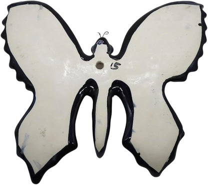 Wall Butterfly Medium Hand Painted Indoor Outdoor Multi Colored (Talavera)