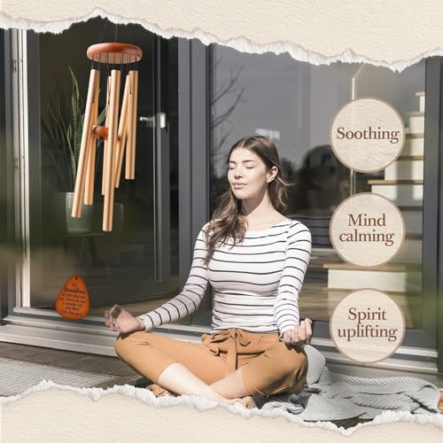 Leebbsin Gifts for Grandma, 36" Wind Chime, Best Grandma Birthday Gift
