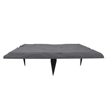 Garden Dcor Stepping Stone with Ground Stake, Polypropylene Material, Outdoor, 15.5x15.5in, Set of 4 (Grey)