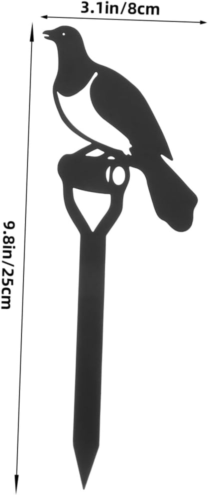Bird Garden Stake Decor Iron for Lawn and Garden Vivid Bird Stake Ornament for Outdoor Decoration