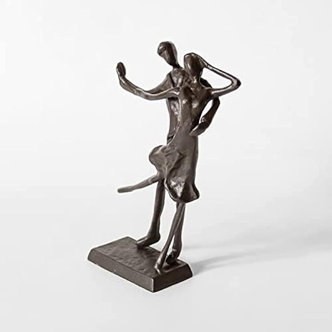 Garden Ornaments Decor Statue Outdoor,for Home Kitchen & Dining Outdoor Patio, Lawn & Garden Sculptures Statue Figurine Ornaments Dance Figures, Dancer Model Sculpture Antique Cast Iron