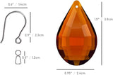 10pcs Crystal Suncatchers Multi, Hanging Crystals Glass Chandelier Prisms Ornament Pendant for Windows, Pipa Rainbow Maker Home Decoration.