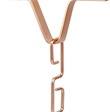 Gralara Rain Chain Gutter Adapter, Rain Chain Hook, V Shaped Installation Outside Hardware Iron Connector, V Shaped Hook Hanger, Copper Color