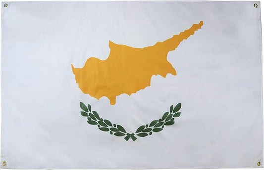 AZ FLAG Cyprus Flag 150 x 90 cm with 4 Eyelets for Balcony or Wall