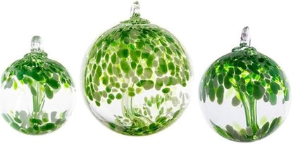 Dale Tiffany Hand Blown Glass, 4" Diameter Celtic, Tree of Life Collection, Witch Globe Hanging Garden Indoor/Outdoor Decorative Ornament Gazing Ball
