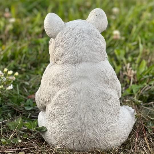 Bears Statue Garden Baby Bear Figurine Concrete Animals Sculpture Lawn Statue for Home and Garden