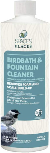 Spaces Places Bird Bath & Fountain Cleaner 8oz.