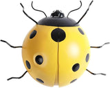 Homoyoyo Large Artificial Ladybug Pendant Creative Iron Garden Ornament for Home Decor Holiday Garden Lovers and Ladybug Enthusiasts