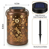 Dragonfly Solar Lantern with Ground Stake