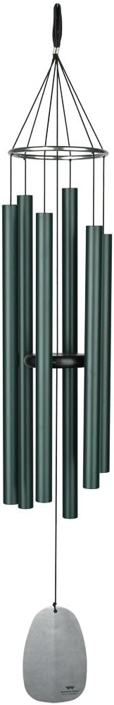 Woodstock Chimes Signature Collection, Bells of Paradise, Rainforest Green 44", Decor Designs Wind Chimes for Outdoor, Patio, Home or Garden Décor (BPLRG)