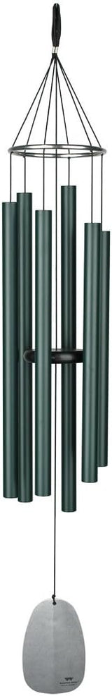 Woodstock Chimes Signature Collection, Bells of Paradise, Rainforest Green 44", Decor Designs Wind Chimes for Outdoor, Patio, Home or Garden Décor (BPLRG)
