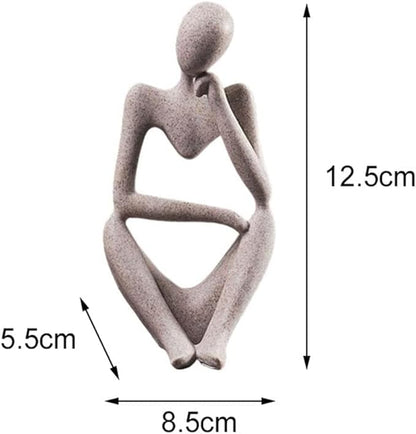 Garden Ornaments Decor Statue Outdoor,Bar Table Figurine Garden Decoration for Sculpture Home Ornaments 2X Penseur Sculpture Figurine Maison Décor Moderne