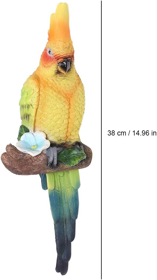 Respicefinem Resin Simulated Shape Garden Statue Outdoor Sculpture Lawn Decor for Garden Patio Balcony Home Scene