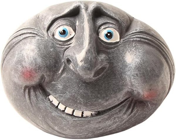 1pc Contemporary Style Funny Rock Figurine - Resin Garden Lawn Statue, Outdoor Patio Sculpture, Quirky Home Decor Craft for Various Rooms, Easter, Hanukkah, Thanksgiving, No Electricity Needed