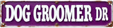 Decorative Tin Sign 16 * 4 Inches –Dog Groomer Dr For Pet Grooming Shop, Pet Room, Patio | Pet Decor, Dog Decor, Outdoor Sign