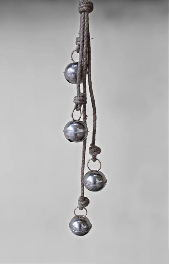 Mango Gifts Vintage Bells Hanging Chimes with Rope Tranquil Wind Chimes for Garden Outdoor and Patio (MGT22)
